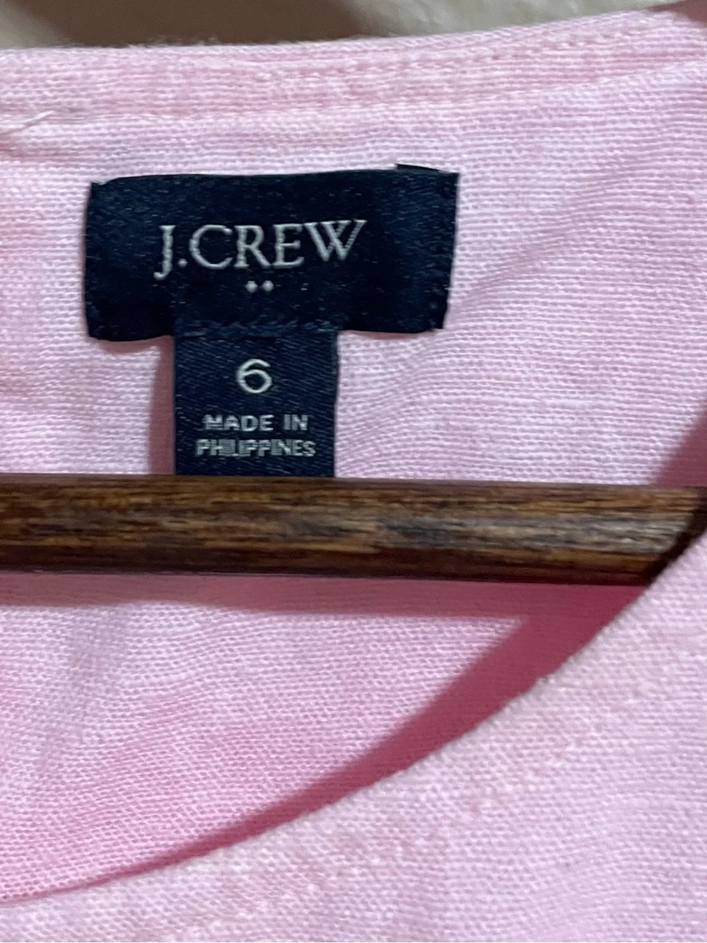 J. Crew Women’s Linen Blend Pink Ombre Tiered Ruffle Dress